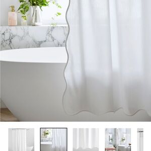 AERIN x Williams Sonoma Home
Scallop Shower Curtain White